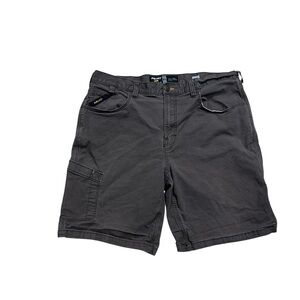 Ariat Rebar M4 Relaxed Tough Shorts Mens 38 Brown Canvas Work Utility Outdoor